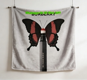 Burberry Butterfly Makeup Print Flannel Sofa Throw Blanket B240